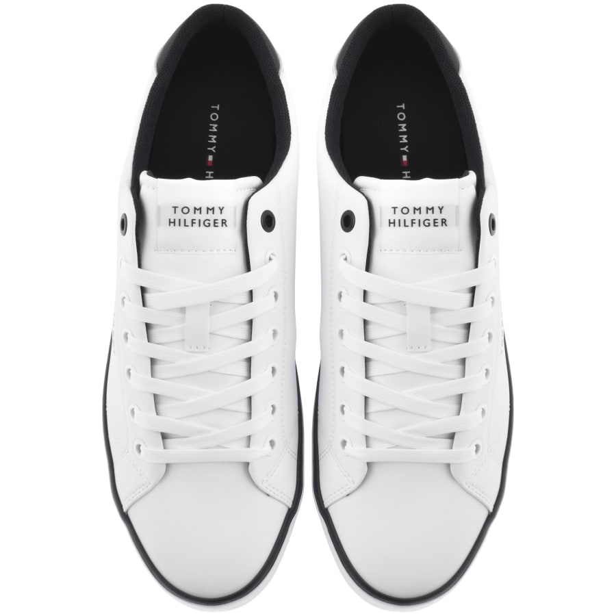 Tommy hilfiger white trainers mens shop